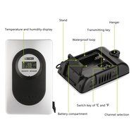 Semlos Wireless Weather Station Clock Indoor/Outdoor Weather Forecaster Station LCD Display with Thermometer,...