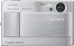 Sony Cybershot DSC-T10 7.2MP Digital Camera with 3x Optical Steady Shot Zoom (Silver) N14