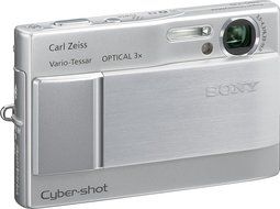 Sony Cybershot DSC-T10 7.2MP Digital Camera with 3x Optical Steady Shot Zoom (Silver) N15