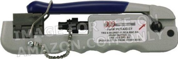 All-in-One Universal RG59/RG6/BNC/RCA Coax Compression Snap-N-Seal Tool