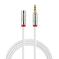 Starise 2 Pack Aux Cable Male to Female 2 Feet- 3.5mm Stereo Audio Extension Cable - Gold Plated Step Down Design... N7