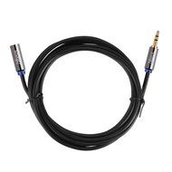 Starise 2 Pack Aux Cable Male to Female 2 Feet- 3.5mm Stereo Audio Extension Cable - Gold Plated Step Down Design... N9