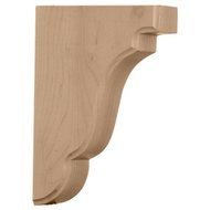 Ekena Millwork BKTW02X05X08BECH 1 3/4-Inch W by 5-Inch D by 7 1/2-Inch H Bedford Wood Bracket, Cherry by Ekena...