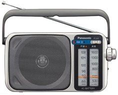 Panasonic 2 Band Receiver Portable AM &amp; FM Transistor Radio with Large Dial Panel, LED Tuning Indicator, 4&rdquo; Speaker...