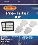 2 Shark Navigator Lift-Away NV350, NV351, NV352, NV355, NV356, NV356E, NV357 Pre-Filter Kits (Containing 2 Foam...