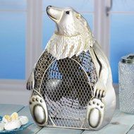 Deco Breeze Polar Bear Figurine Fan