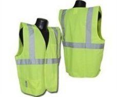 Radians SV4GMXL Economy Class 2 Breakaway Mesh Safety Vests, X-Large, Green by Radians