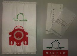 Miele FJM Bags 10 Bags + 2 Air Clean Filters + 2 Motor Protection + 1 AH-30 H.E.P.A Filter with activated charcoal...