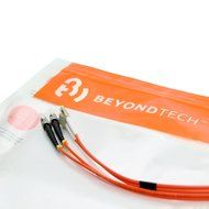 LC to LC Fiber Patch Cable Multimode Duplex - 20m (65ft) - 62.5/125 OM1 - Beyondtech PureOptics Series N35