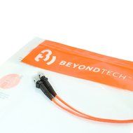 LC to LC Fiber Patch Cable Multimode Duplex - 20m (65ft) - 62.5/125 OM1 - Beyondtech PureOptics Series N38