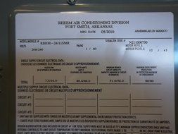 RHEEM New AC Air Handler RBHM24J11SMR ACC-6783