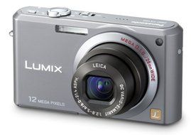 Panasonic Lumix FX100S 12.2MP Digital Camera with 3.6x Wide Angle MEGA Optical Image Stabilized Zoom (Silver) N3