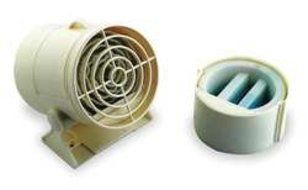 Westward 1UCE8 Fan, Upstanding, 12 V, Dia 4 In