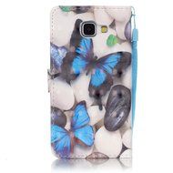 Galaxy A5 2016 Case,ikasus Shiny Glitter Diamond Colorful Art Painting PU Leather Flip Wallet Pouch Stand Credit...