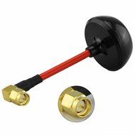 YoCoo 5.8GHz Drone FPV Antenna 90 Degree Mushroom Antenna SMA for QAV250 FPV Racing Quadcopter (Rightangle inner... N6