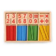 Kids Children Wooden Numbers Mathematics Early Learning Counting Educational Toy