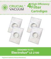 4 Electrolux LE-2100 Allergen Filters Cartridge Designed To Fit Electrolux / Aerus LE-2100 Canisters &amp; AP100 Series... N2