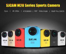 SJCAM M20 4K 1080P Full HD 16MP 166&iexcl;&atilde;Wide Angle Waterproof 30M WiFi Sports Action Camera - Black N8
