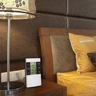 Semlos Wireless Weather Station Clock Indoor/Outdoor Weather Forecaster Station LCD Display with Thermometer,... N5