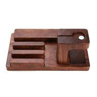 TuoP@[Charging Dock] Wooden Station Desktop Charger Stand N3