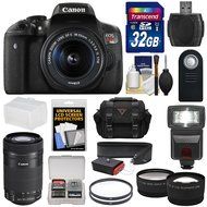 Canon EOS Rebel T6i Wi-Fi Digital SLR Camera &amp; EF-S 18-135mm IS &amp; 55-250mm IS STM Lens with 32GB Card + Case +... N7