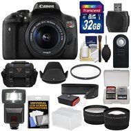 Canon EOS Rebel T6i Wi-Fi Digital SLR Camera &amp; EF-S 18-135mm IS &amp; 55-250mm IS STM Lens with 32GB Card + Case +... N9