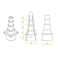 WORKSHOP Wet Dry Vacuum Adapter WS25007A 2-1/2-Inch Universal Wet Dry Shop Vacuum Adapter Is An Ideal Shop Vacuum...