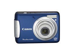 Canon PowerShot A480 10 MP Digital Camera with 3.3x Optical Zoom and 2.5-inch LCD (Silver) N11