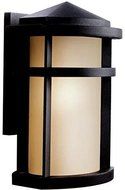 Kichler Lighting 9167AZ Lantana 1-Light Incandescent Outdoor Wall Mount Lantern, Architectural Bronze with Light...