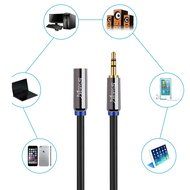 Starise 2 Pack Aux Cable Male to Female 2 Feet- 3.5mm Stereo Audio Extension Cable - Gold Plated Step Down Design... N10