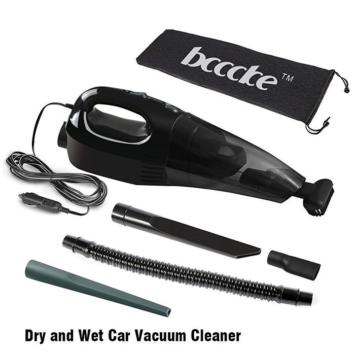 Car Vacuum Cleaner,Bcccke 5-in-1 Vacuum Mouth 12V 85W 3.2KPA Suction Above,Black Car Vacuums Handheld Automotive... N8