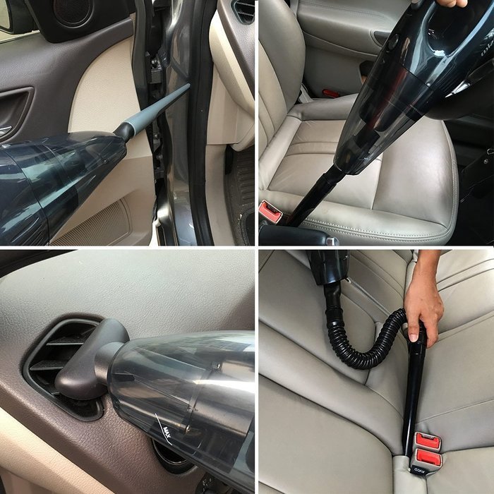 Car Vacuum Cleaner,Bcccke 5-in-1 Vacuum Mouth 12V 85W 3.2KPA Suction Above,Black Car Vacuums Handheld Automotive... N9