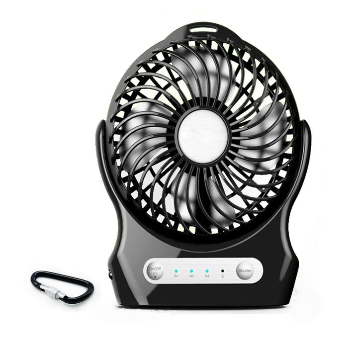 USB Fan/Portable Fan/Personal Fan,eBerry&reg; Mini Handheld Cooling Fan,Electric Desktop Fan with 3 Speeds,Rechargeable...