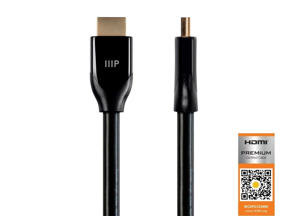 Monoprice Certified Premium High Speed HDMI Cable, 6ft N9