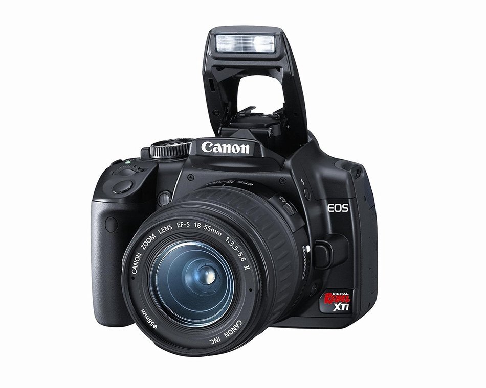 Canon Digital Rebel XTi 10.1MP Digital SLR Camera (Black Body Only) N4