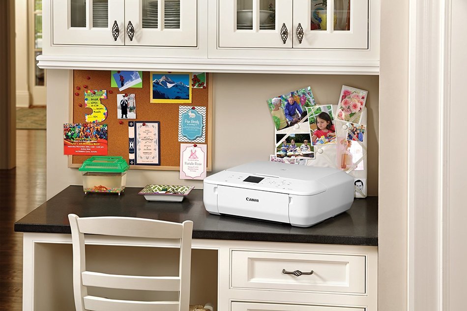 Canon PIXMA MG5520 Wireless All-In-One Color Photo Printer with Scanner, Copier and Auto Duplex Printing, White... N5