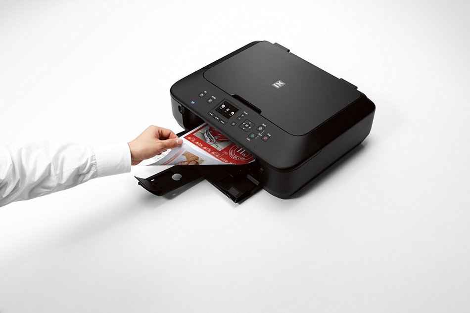 Canon PIXMA MG5520 Wireless All-In-One Color Photo Printer with Scanner, Copier and Auto Duplex Printing, White... N6