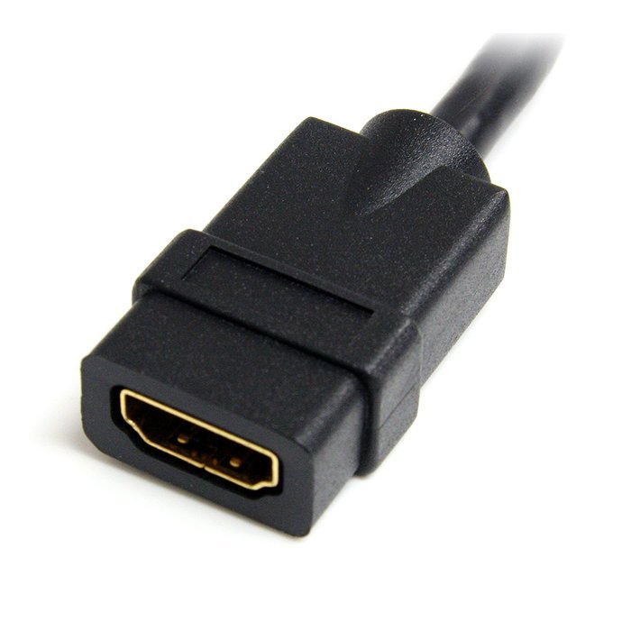 StarTech.com 6in High Speed HDMI Port Saver Cable M/F - Ultra HD 4k x 2k HDMI Cable - HDMI Port Saver 6-inch N3