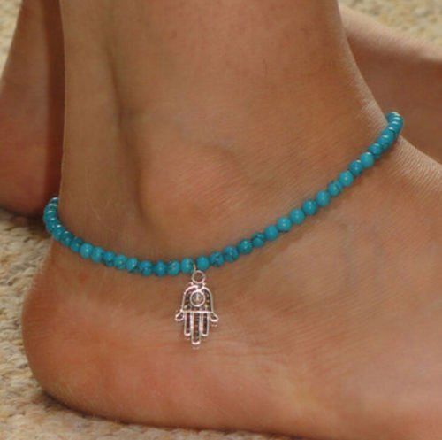 Women Sexy Crystal Anklet Ankle Bracelet Barefoot Sandal Beach Foot Jewelry Gift N9