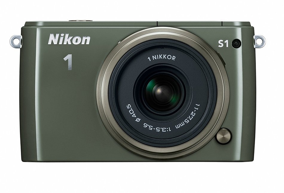 Nikon 1 S1 10.1 MP HD Digital Camera with 11-27.5mm VR 1 NIKKOR Lens (Pink) N3