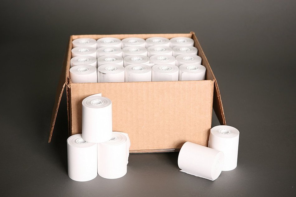 2 1/4" x 80' Thermal Paper Rolls (50 rolls) N2