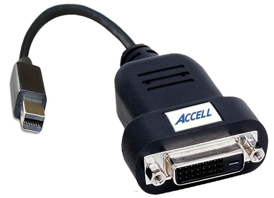 Accell B087B-006B UltraAV Mini DisplayPort to DVI-D Active Single-Link Adapter - AMD Eyefinity&trade; Certified N5