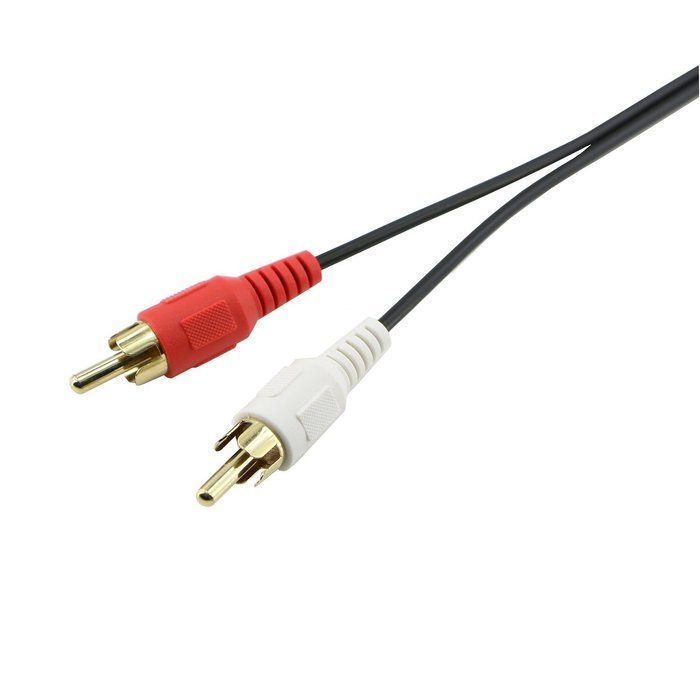 Pasow 3.5mm Stereo Male to 2RCA Male (Right and Left) RCA Audio Cable (30 Feet) N14