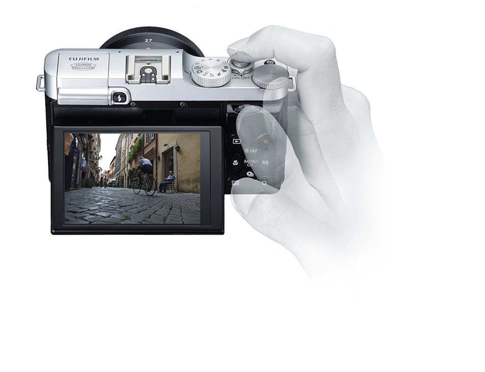 Fujifilm X-M1 Compact System 16 MP Digital Camera with 3-Inch LCD Screen - Body Only (Brown) N31