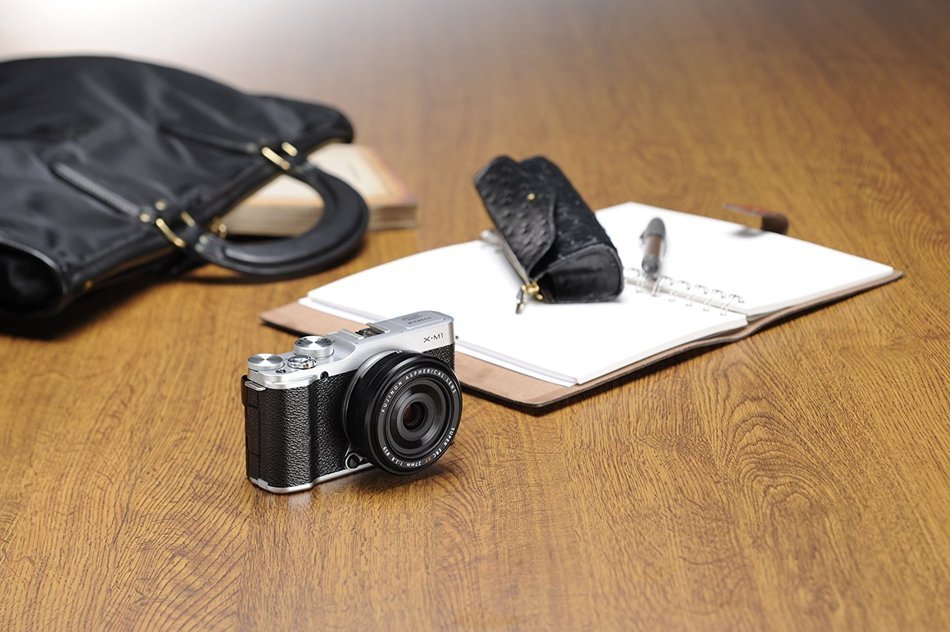 Fujifilm X-M1 Compact System 16 MP Digital Camera with 3-Inch LCD Screen - Body Only (Brown) N33