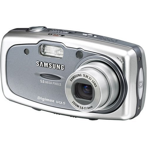 Samsung Digimax U-CA5 5MP Digital Camera with 3x Optical Zoom (Grey) N3