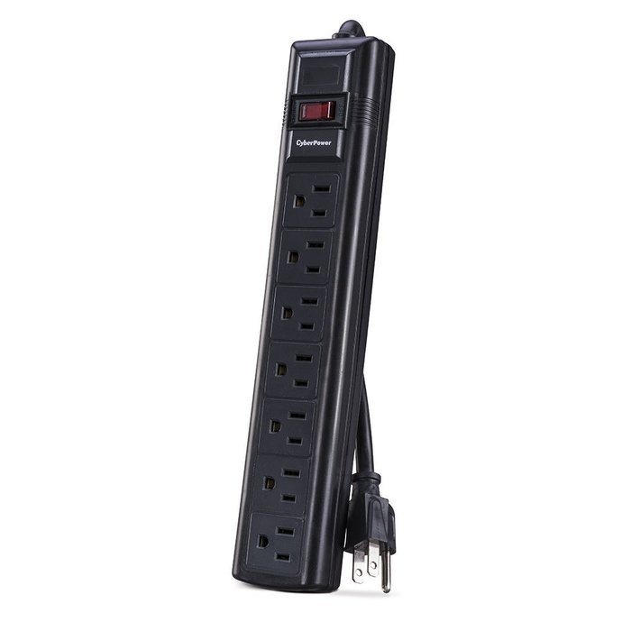 CyberPower CSB806 Surge Protector 8-Outlets 6 Ft Cord 1800 Joules N7
