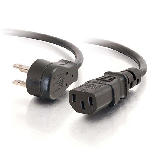 C2G / Cables To Go 27901 18 AWG Universal Flat Panel Power Cord (3 Feet) N4