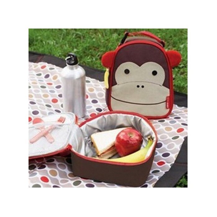 KAKA(TM) Lovely Animal Kids Children Nursery Canvas Schoolbag Hand Bag Outdoor Insulation Meal Package (Ladybug) N11