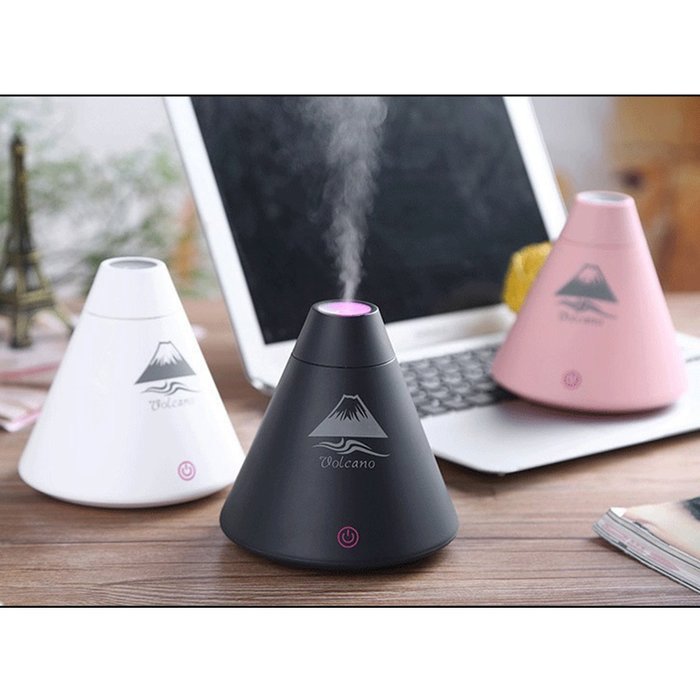 XCSOURCE White Volcano Humidifier Desktop USB Air Diffuser Purifier Sprayer LED Night Light HS200 N3
